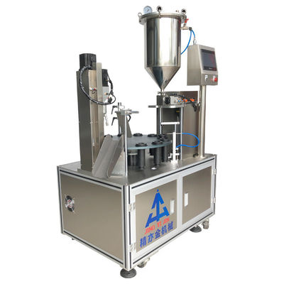 0.1kw Automatische Lippenstift-Füllmaschine Rotationsscheibe Mascara-Füllmaschine
