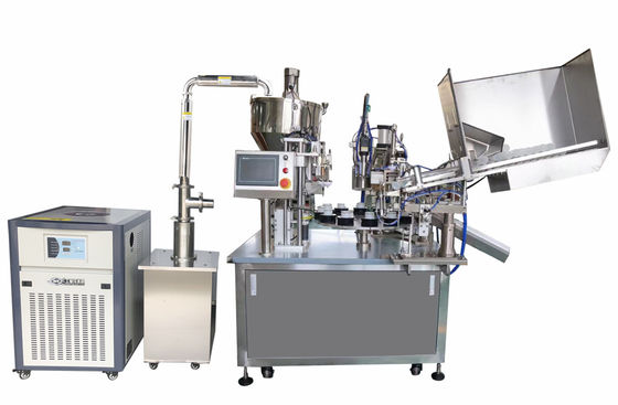 380V 220V angepasste automatische Produktionslinie Schlauchfüll- und Versiegelmaschine