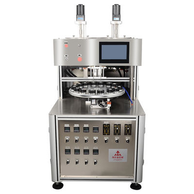 20-40 Stück/Min. Kosmetische Creme-Füllmaschine Zweifarbige Schraub-Füllmaschine