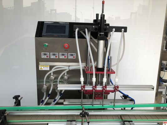 Edelstahl SUS304 Getriebepumpenfüllmaschine Vierköpfige