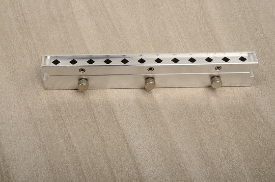 12 Löcher Custom Lippenstift Form Kleines Gold Bar Quadrat Aluminium