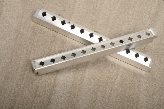 12 Löcher Custom Lippenstift Form Kleines Gold Bar Quadrat Aluminium