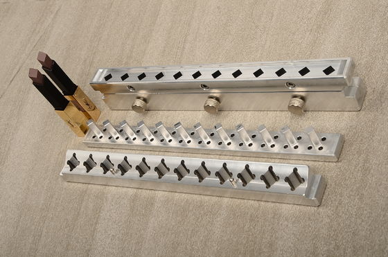 12 Löcher Custom Lippenstift Form Kleines Gold Bar Quadrat Aluminium