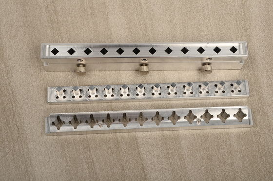 12 Löcher Custom Lippenstift Form Kleines Gold Bar Quadrat Aluminium