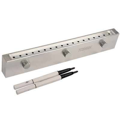 18 Loch Augenbrauen Bleistift Kosmetische Form Aluminiumlegierung Heißfüllung