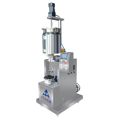 SUS304 Kleine Lippenstiftfüllmaschine Wechselstrommotor mit doppelten Düsen