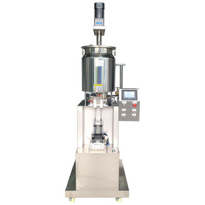 SUS304 Kleine Lippenstiftfüllmaschine Wechselstrommotor mit doppelten Düsen