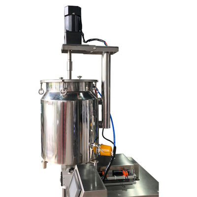 SUS304 Kleine Lippenstiftfüllmaschine Wechselstrommotor mit doppelten Düsen