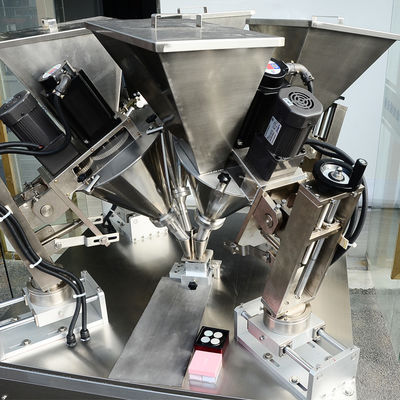 Maschine zur Herstellung von Kosmetikpulver 4 Farbpulverfüllmaschine