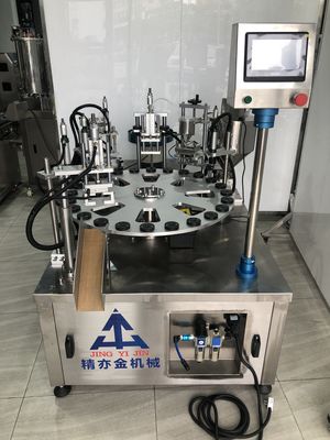 SUS304 Anpassung automatischer Produktionslinie Eyeliner Drehteller Füllmaschine
