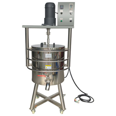 SUS304 Lippenstift-Produktionslinie 100L Mischmaschine Rührmaschine Schmelzmaschine Kompartimentheizmaschine