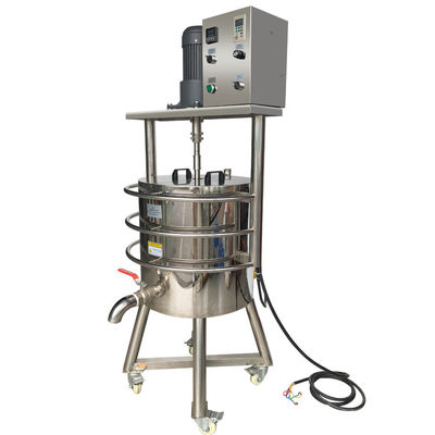 SUS304 Lippenstift-Produktionslinie 100L Mischmaschine Rührmaschine Schmelzmaschine Kompartimentheizmaschine