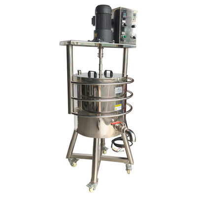 SUS304 Lippenstift-Produktionslinie 100L Mischmaschine Rührmaschine Schmelzmaschine Kompartimentheizmaschine
