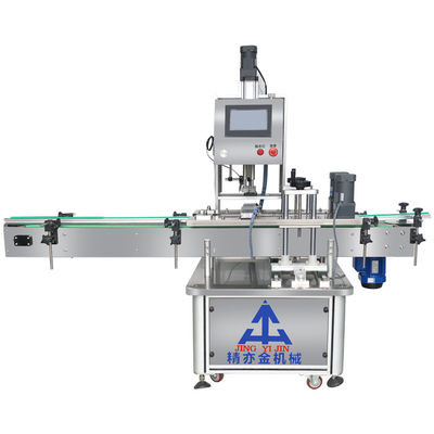Servo-Automatische Hochgeschwindigkeits-Plastikflaschen-Capping-Maschine Voll-Automatische Servo-Capping-Maschine 20-50 Stück / Min