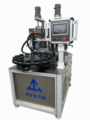Kosmetische Lippenbalsamcreme Füllmaschine Doppelfarbige Creme Jar Füllmaschine mit AC Motor