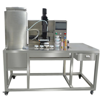Vierfarbige granulare Kugeln Isolationscreme Füllmaschine Muster Isolationscreme Füllmaschine