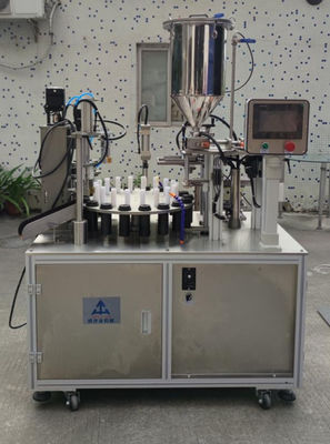 Automatische Mascara- und Lipgloss-Quantitative-Füllmaschine mit verstellbarer Vibrationsplatte