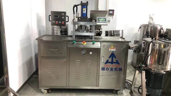 Halbautomatische Blush-Pulverpressmaschine kann Pulver drucken